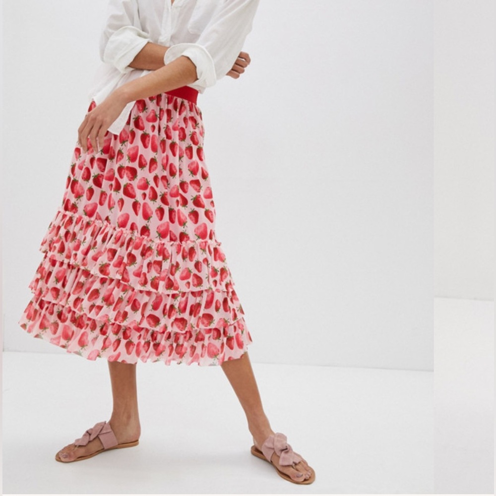 Eva Franco Strawberry Skirt, XXL